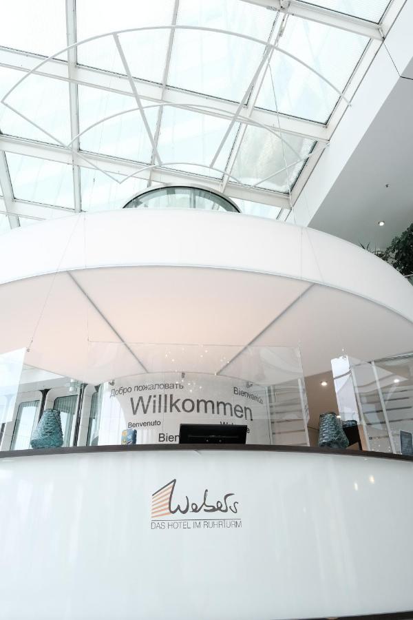 Webers - Das Hotel Im Ruhrturm Essen Exterior foto